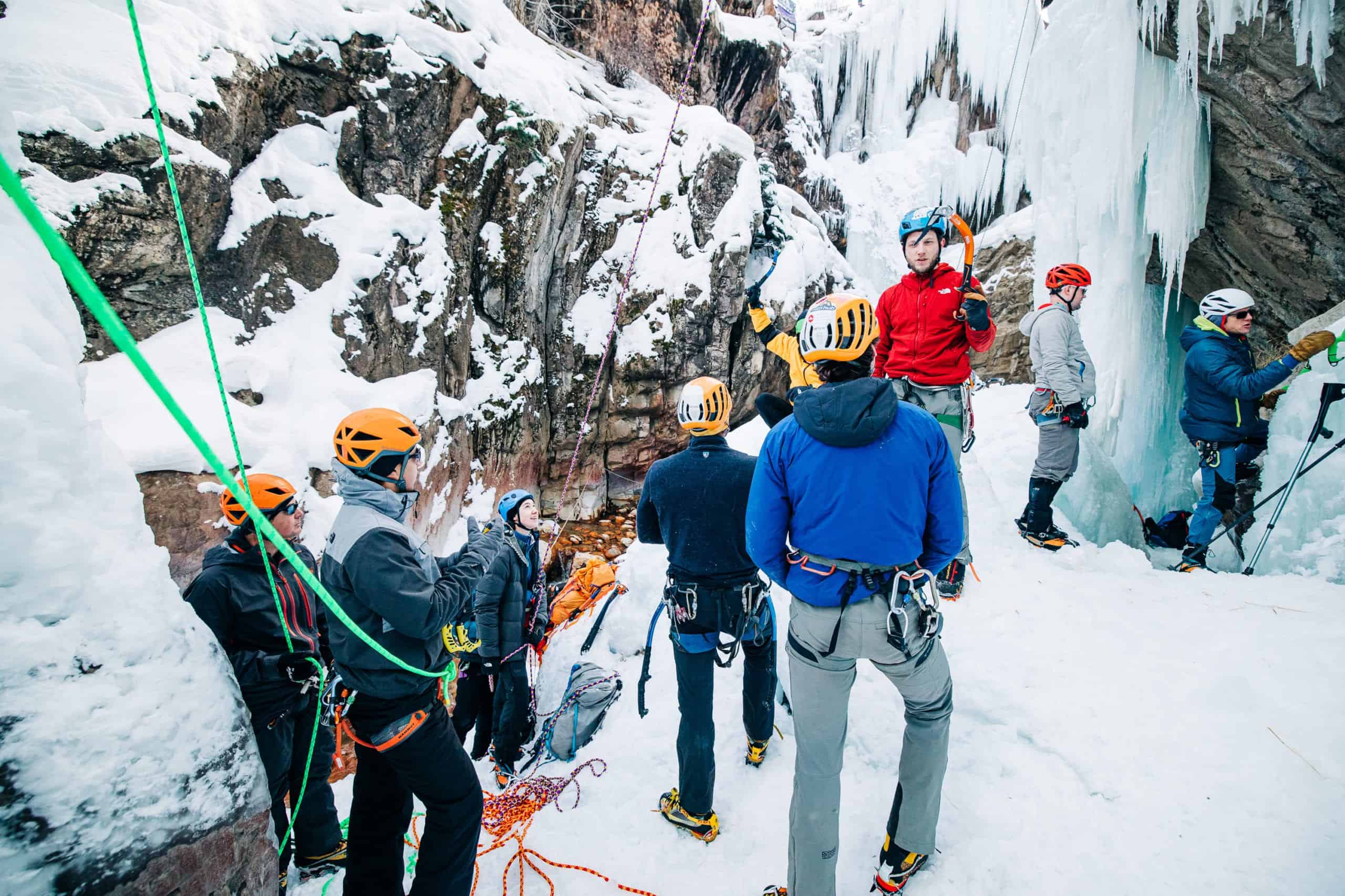 Ice Climbing Clinic at Ouray Icepark